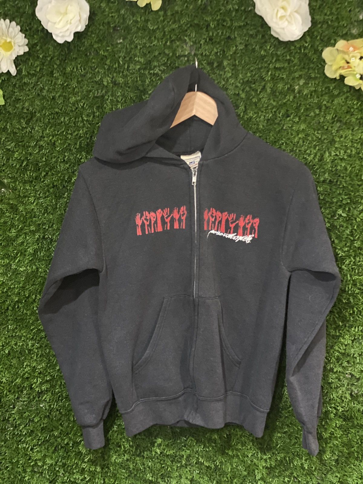 Band Tees Vintage Poison the well zip up hoodie Grailed