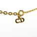 Dior Christian Dior 17" Gold Wreath Logo Pendant Chain Necklace Size ONE SIZE - 4 Thumbnail