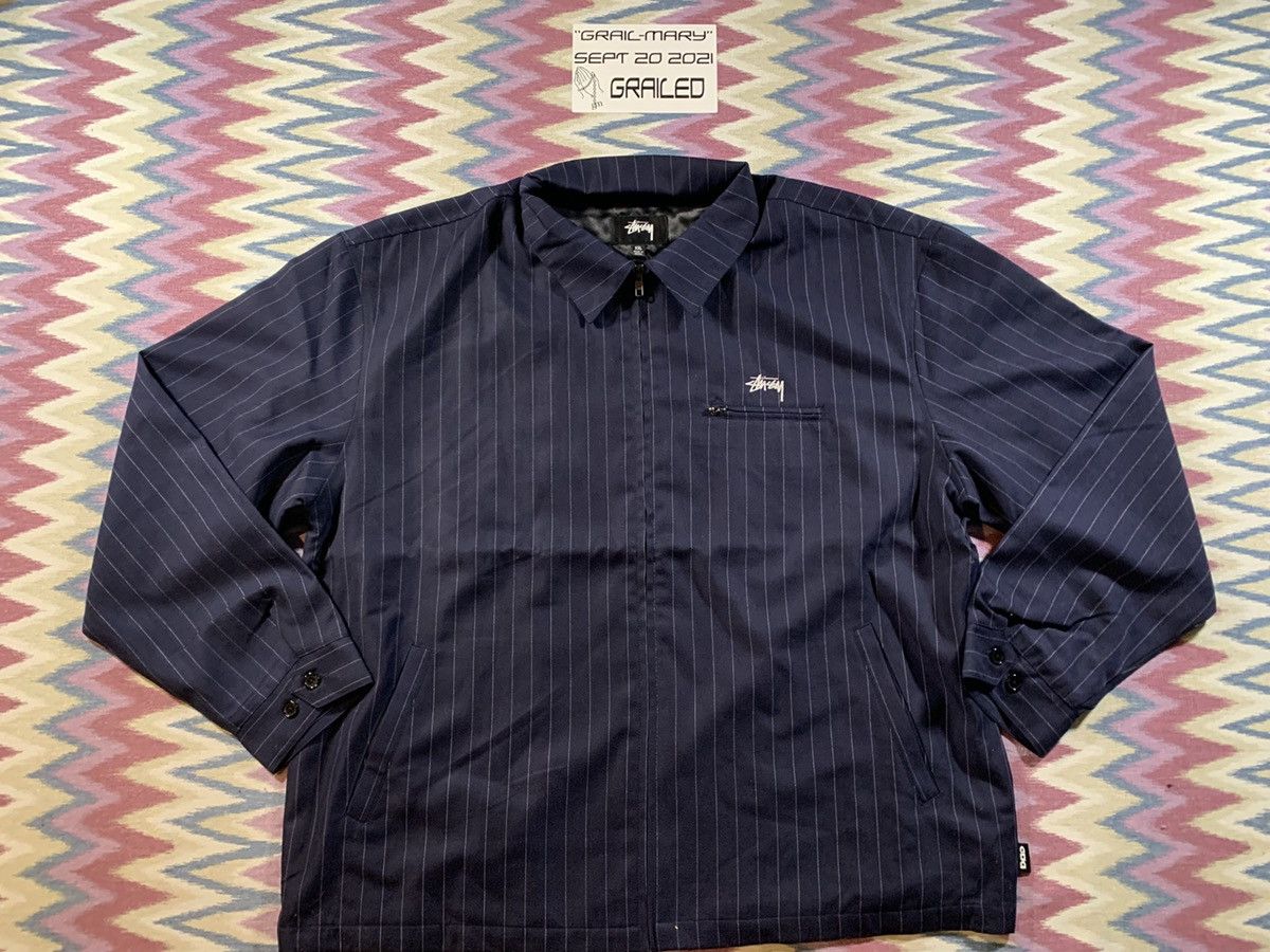 Comme des Garcons × Stussy CDG X Stussy Pin Striped Bing Jacket 