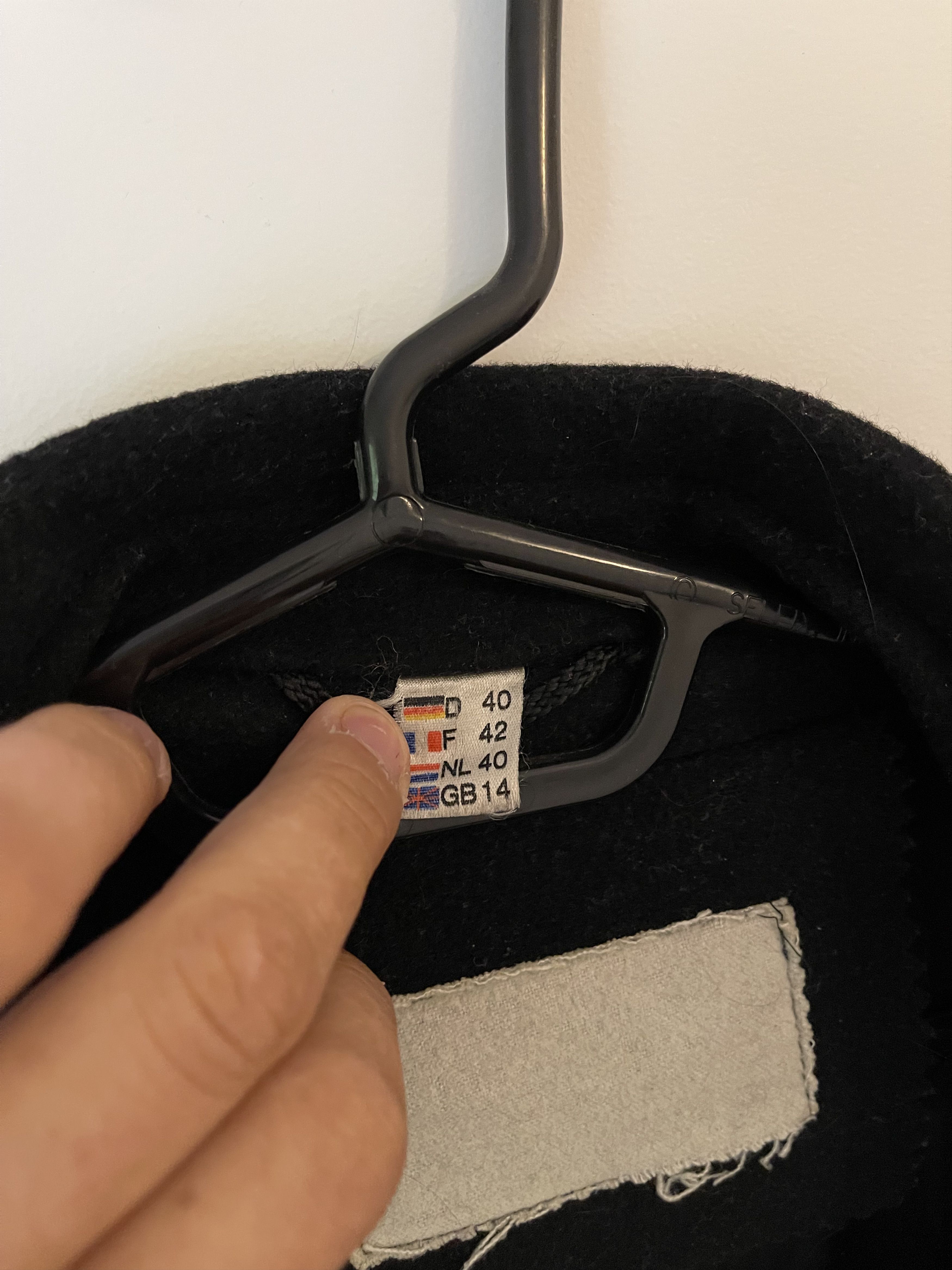 Other Long black wool coat Size US L / EU 52-54 / 3 - 3 Thumbnail