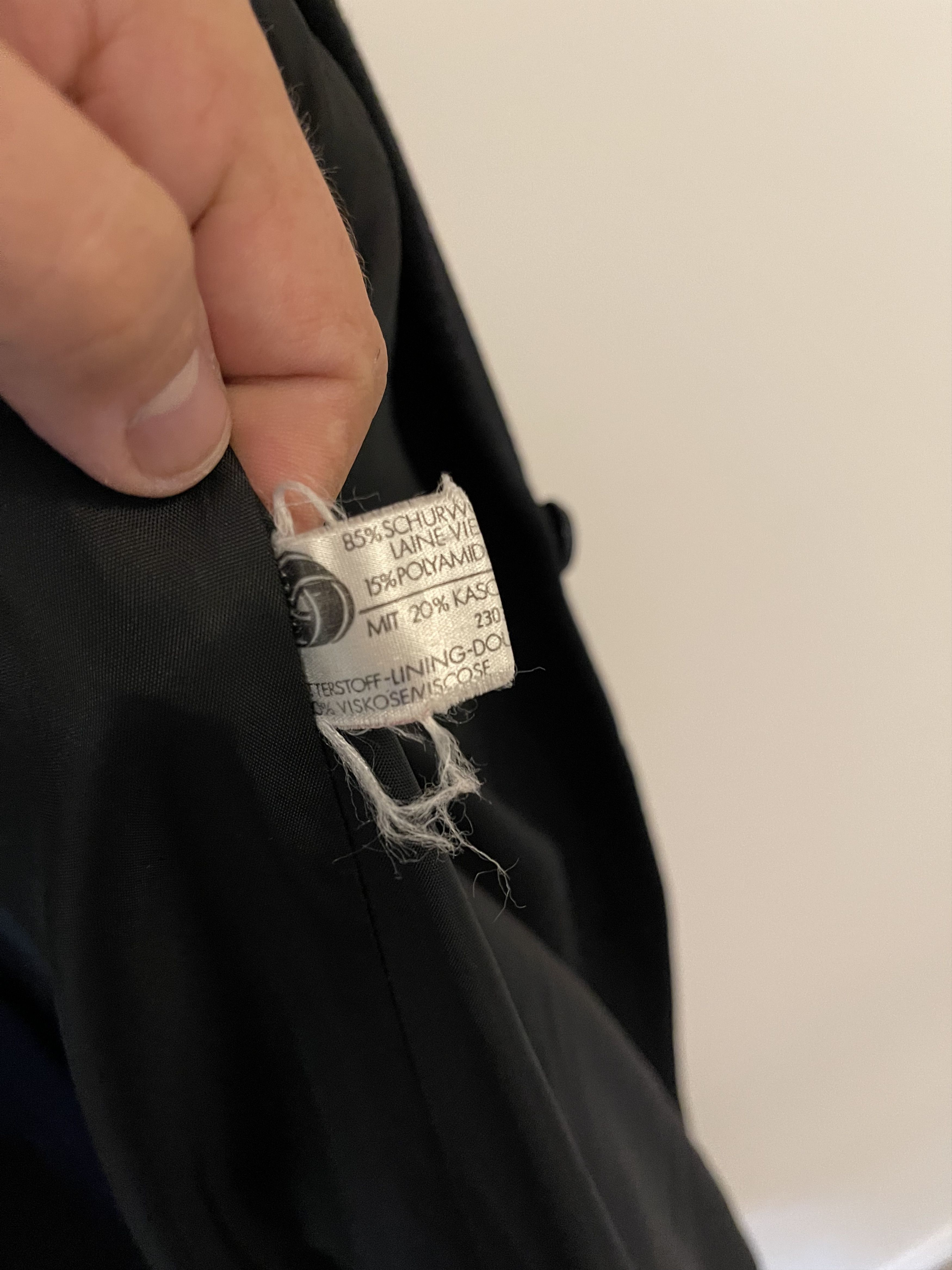 Other Long black wool coat Size US L / EU 52-54 / 3 - 4 Thumbnail