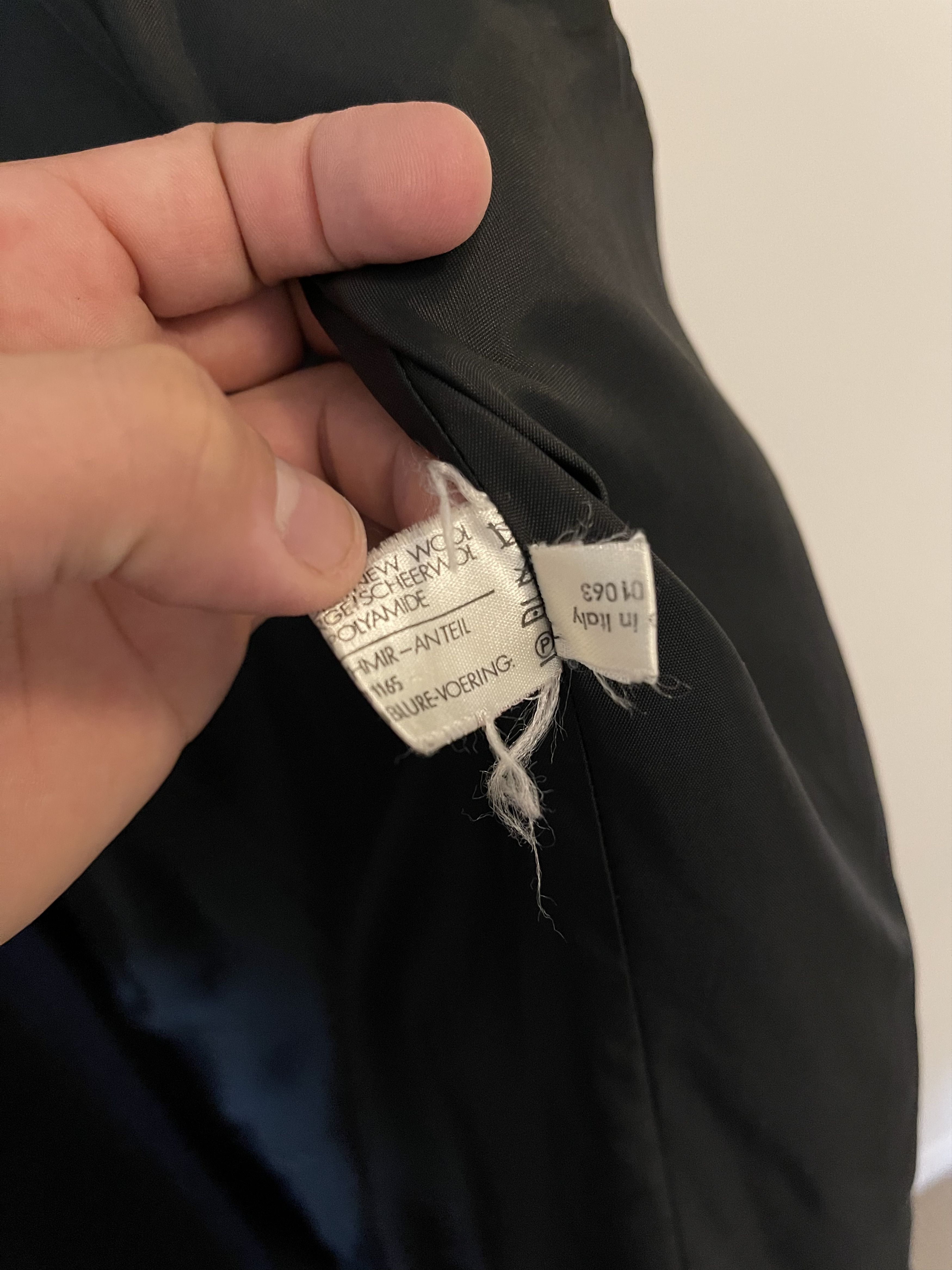 Other Long black wool coat Size US L / EU 52-54 / 3 - 7 Thumbnail