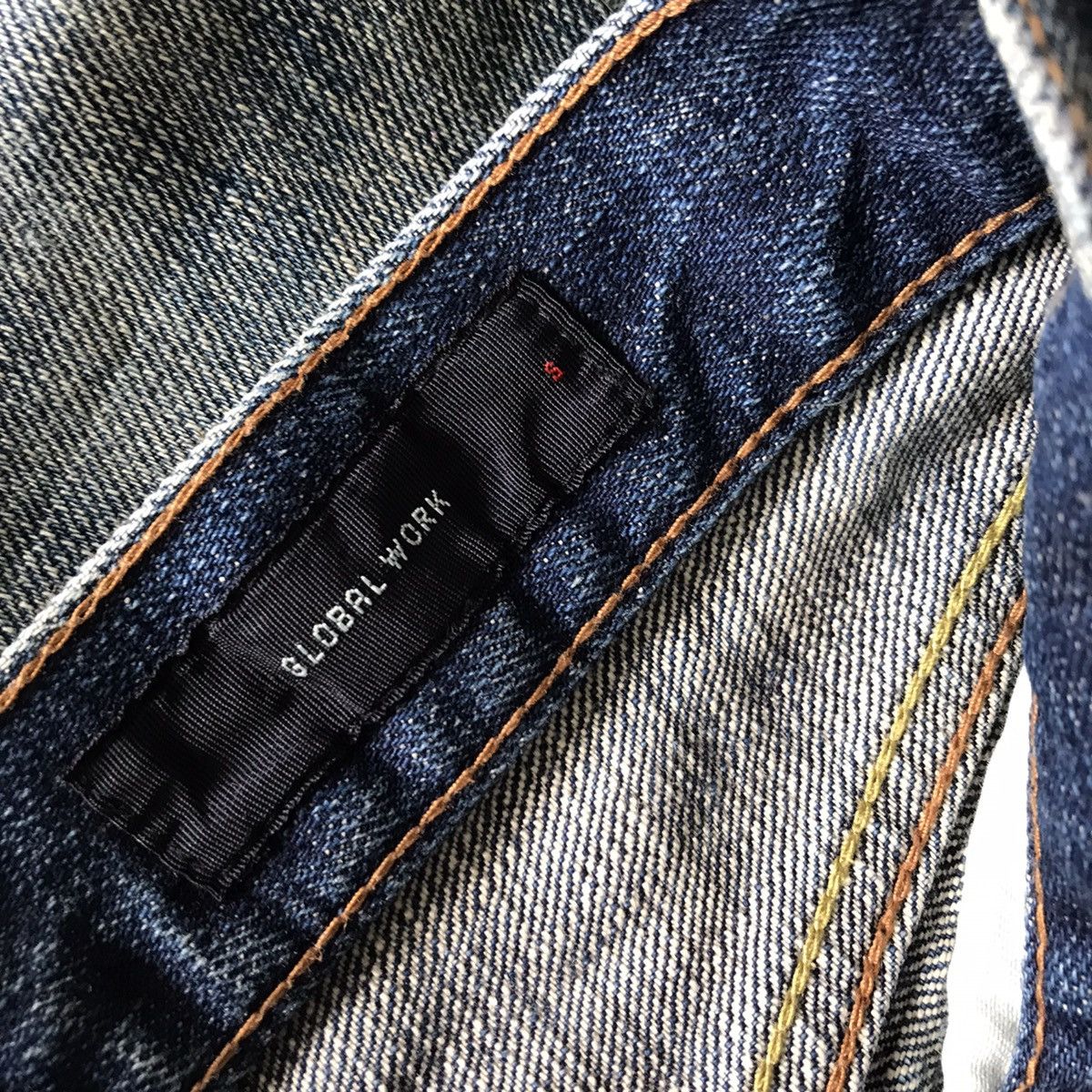 Global Work GLOBAL WALK Distressed Denim Selvedge Jeans Size US 30 / EU 46 - 15 Thumbnail
