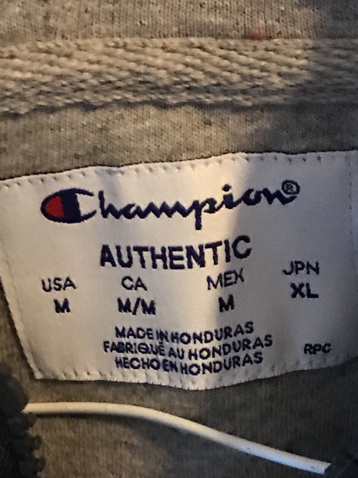 Champion Grey Zip Up Hoodie Size US M / EU 48-50 / 2 - 4 Thumbnail