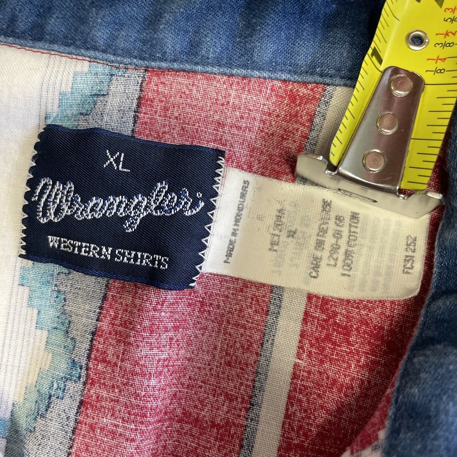 Vintage Vintage Wrangler Spell Out Short Sleeve Button Western Size US XL / EU 56 / 4 - 5 Thumbnail