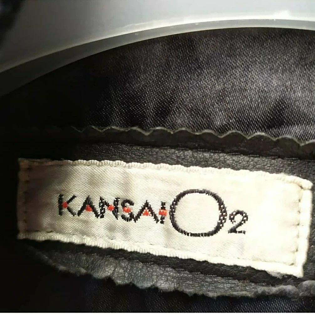 Japanese Brand × Kansai Yamamoto KANSAI 02 YAMAMOTO BOMBER EMBROIDERY LEATHER FLIGHT JACKET Size US M / EU 48-50 / 2 - 2 Thumbnail