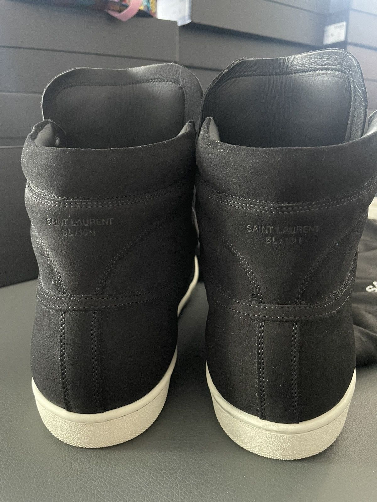 Hedi Slimane × Saint Laurent Paris × Yves Saint Laurent Saint Laurent Brand NEW Runway Suede Leather Sneakers Size US 9 / EU 42 - 6 Thumbnail