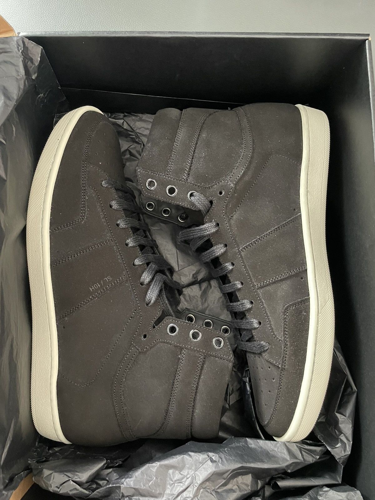 Hedi Slimane × Saint Laurent Paris × Yves Saint Laurent Saint Laurent Brand NEW Runway Suede Leather Sneakers Size US 9 / EU 42 - 4 Thumbnail