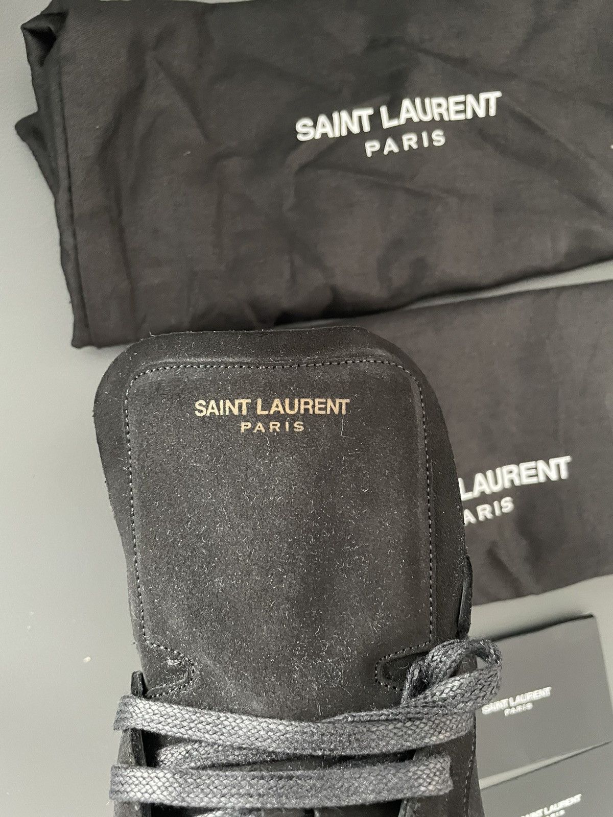 Hedi Slimane × Saint Laurent Paris × Yves Saint Laurent Saint Laurent Brand NEW Runway Suede Leather Sneakers Size US 9 / EU 42 - 12 Thumbnail