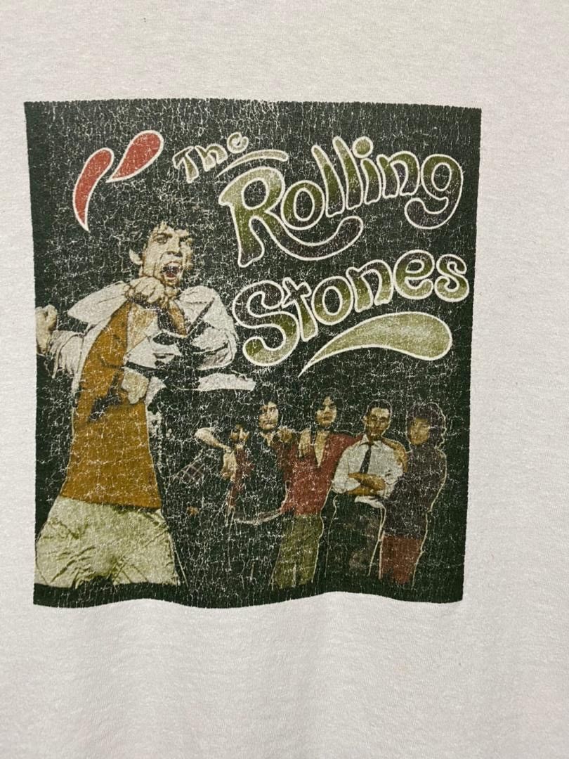 Band Tees × The Rolling Stones × Vintage Vintage 90s The Rolling Stones Ringer Band Tees Size US M / EU 48-50 / 2 - 3 Thumbnail
