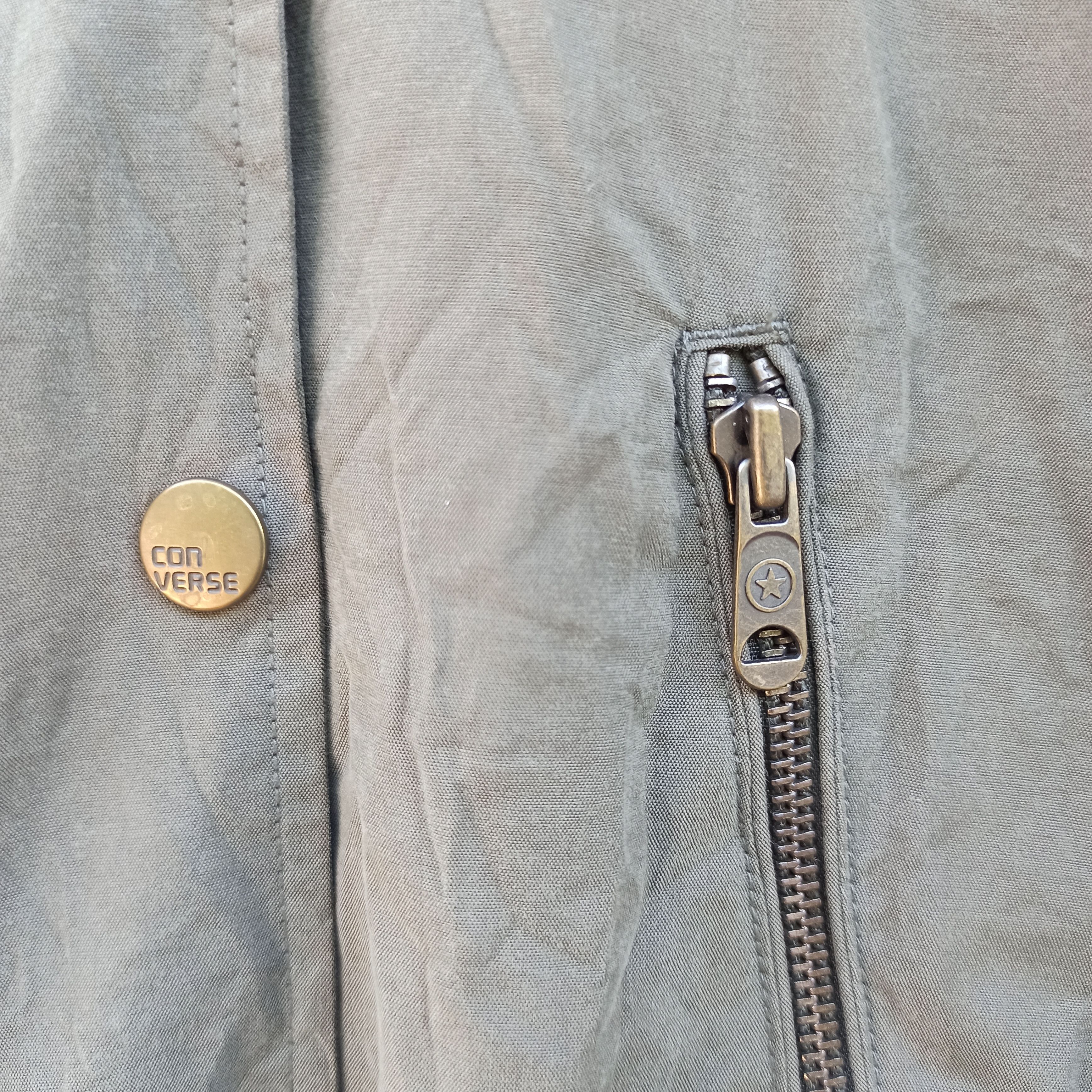 Converse × Vintage vintage Converse Parka Hoodie Size US S / EU 44-46 / 1 - 6 Thumbnail