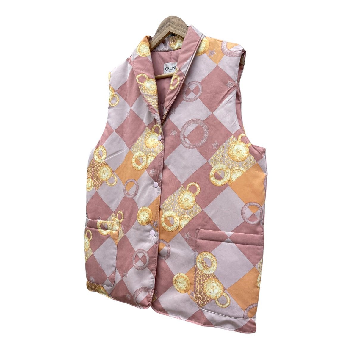 Celine Celine Paris Fullprint Baroque Puffer Vest 🔥Rare Design Size US L / EU 52-54 / 3 - 3 Thumbnail
