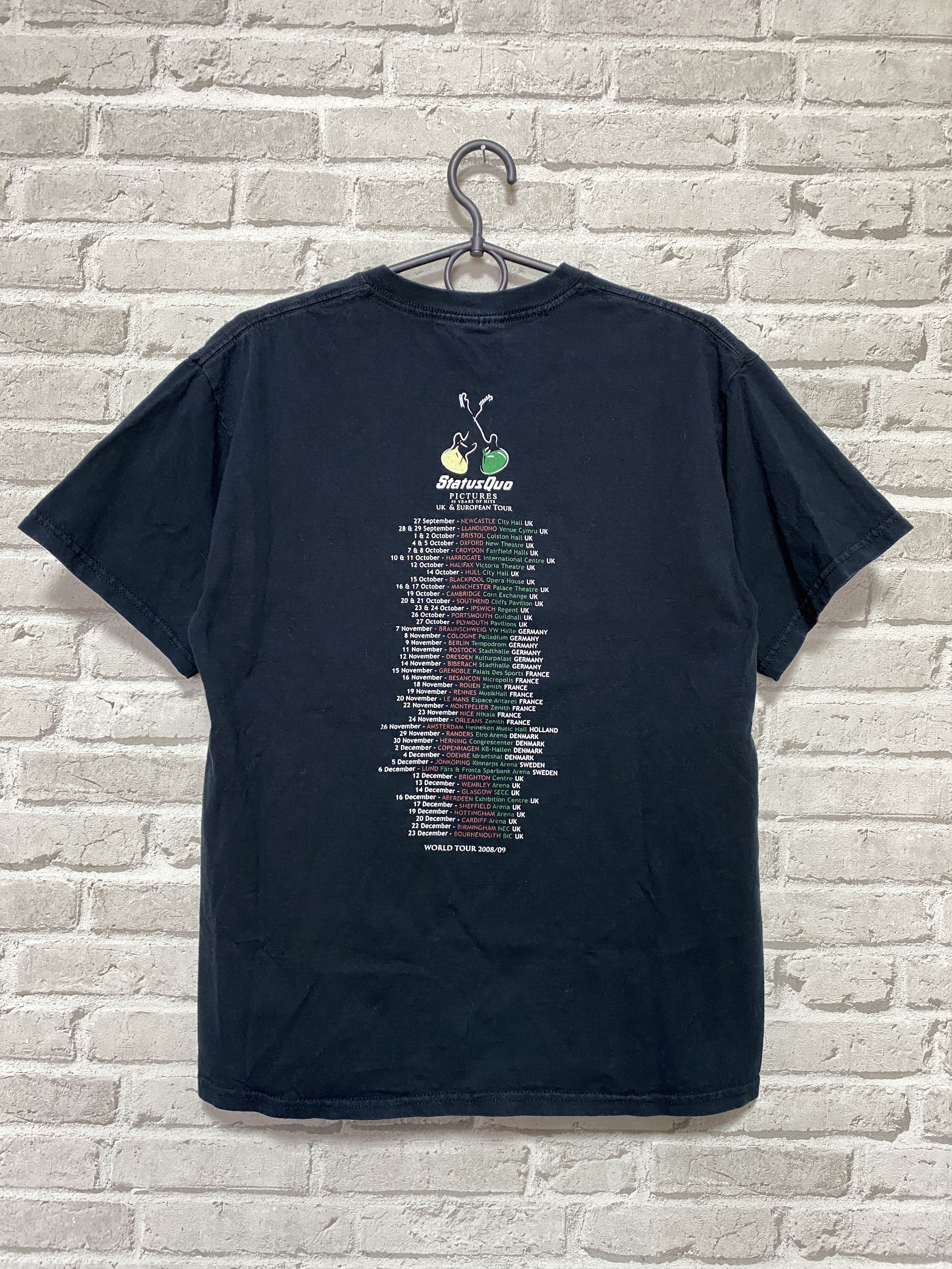 Band Tees Vintage 2008 Status Quo Tour Rock Band T-shirt Size US M / EU 48-50 / 2 - 2 Thumbnail