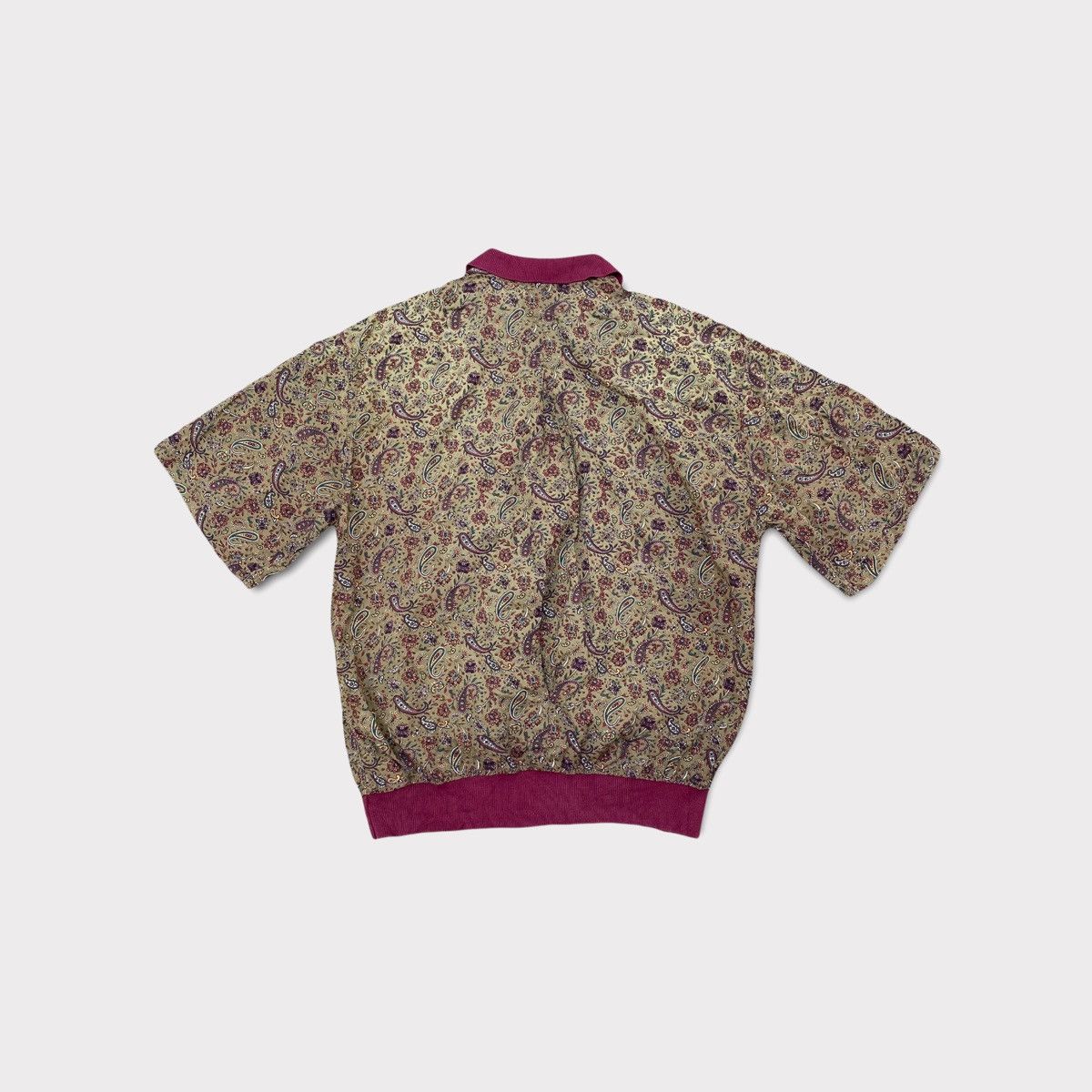 Longchamp Vintage 80's Long Champ Paisley Poloshirt Size US M / EU 48-50 / 2 - 5 Thumbnail