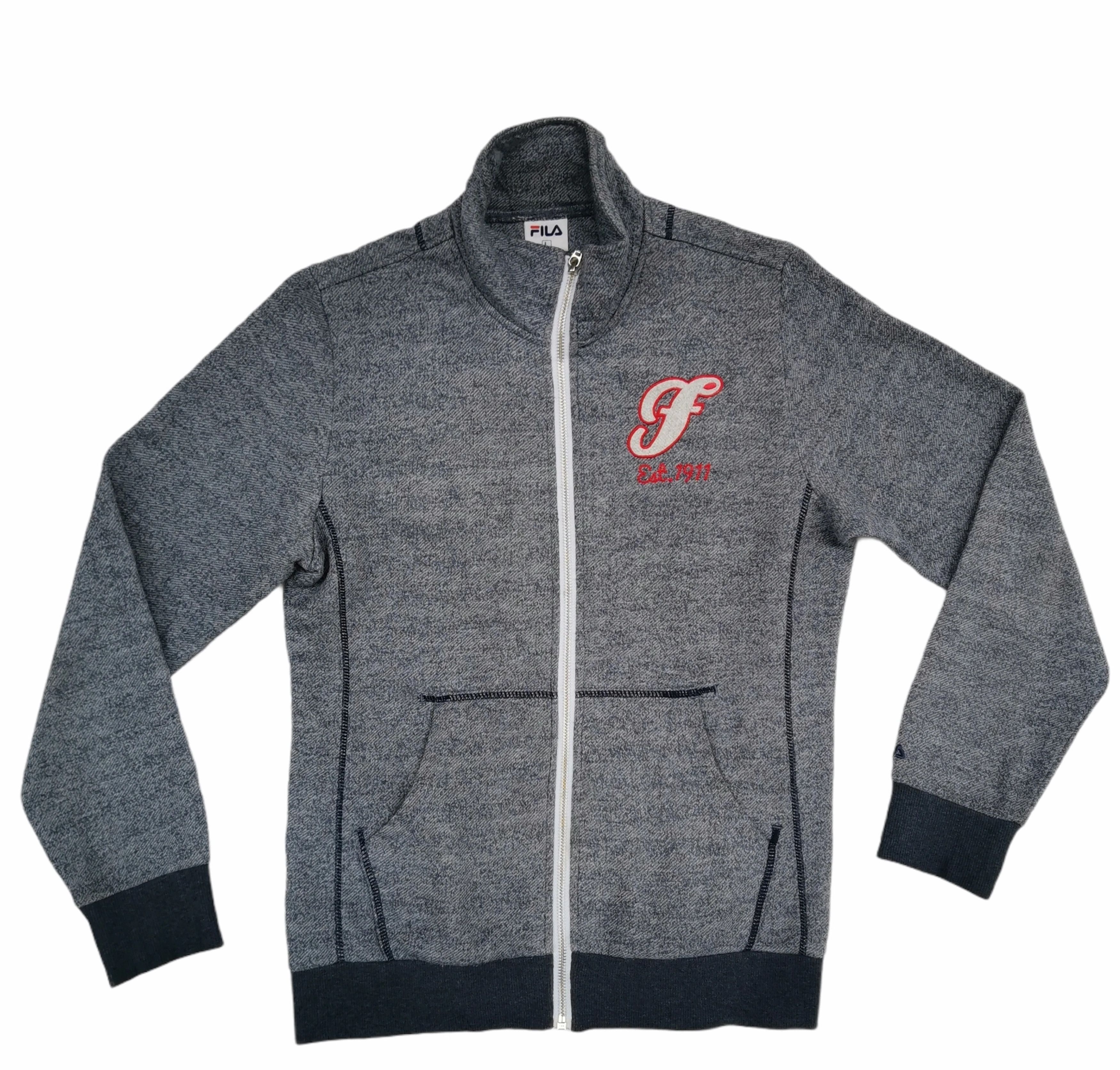 Fila Rare!!! Fila Est 1911 Embroidered Sweater Size US L / EU 52-54 / 3 - 1 Thumbnail
