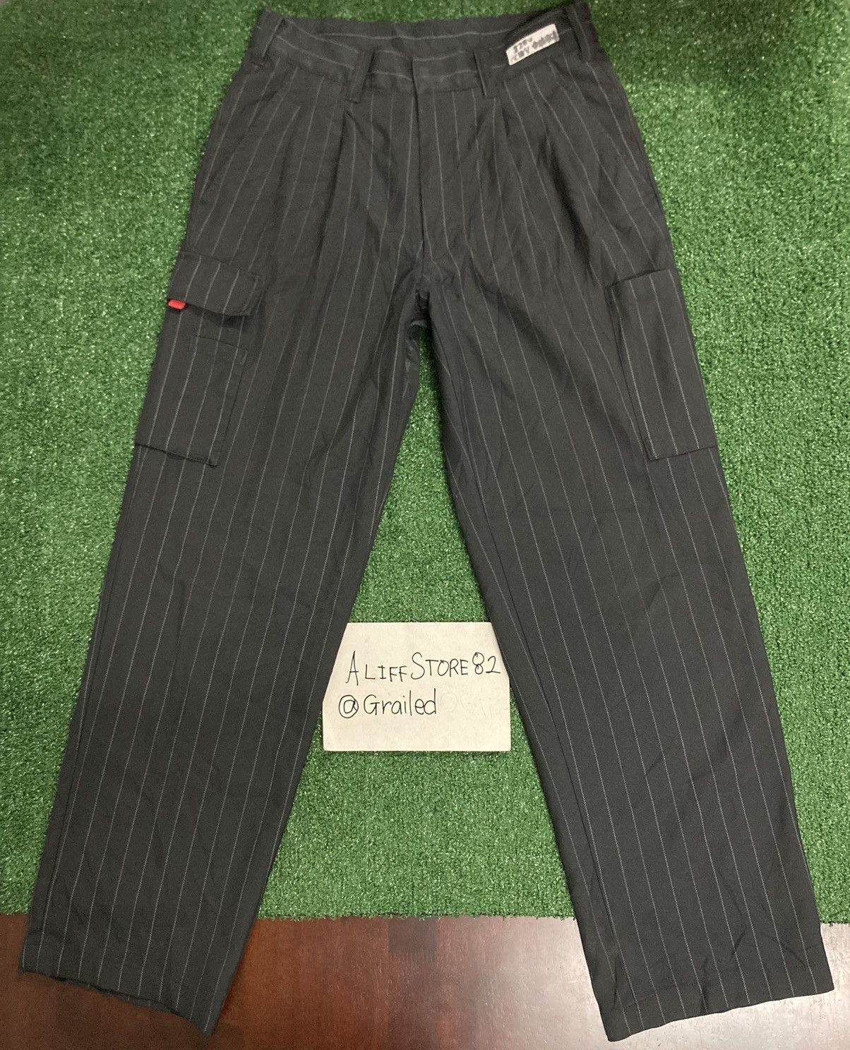!LastDrop!Vintage Coca-Cola Striped Worker Uniform Pants