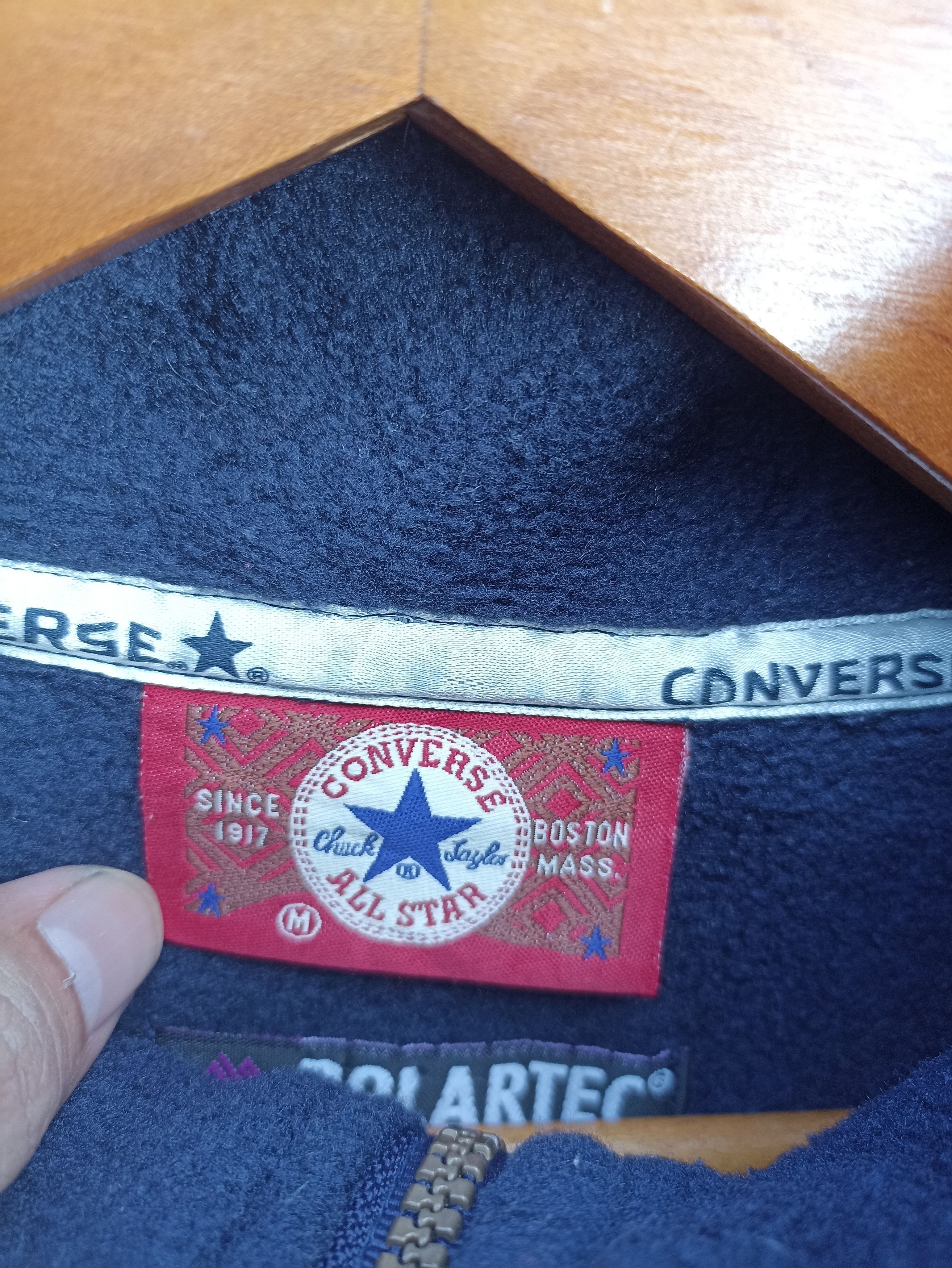 Converse Vintage 90s Vintage Converse fleece polartec Size US M / EU 48-50 / 2 - 5 Thumbnail
