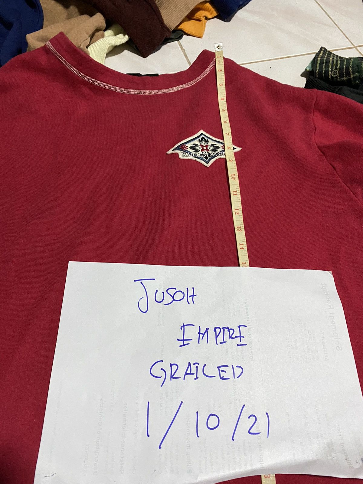 Vintage 🔥DHL SHIPPING🔥HARLEM STORE VINTAGE SWEATSHIRT DESIGN Size US L / EU 52-54 / 3 - 10 Thumbnail