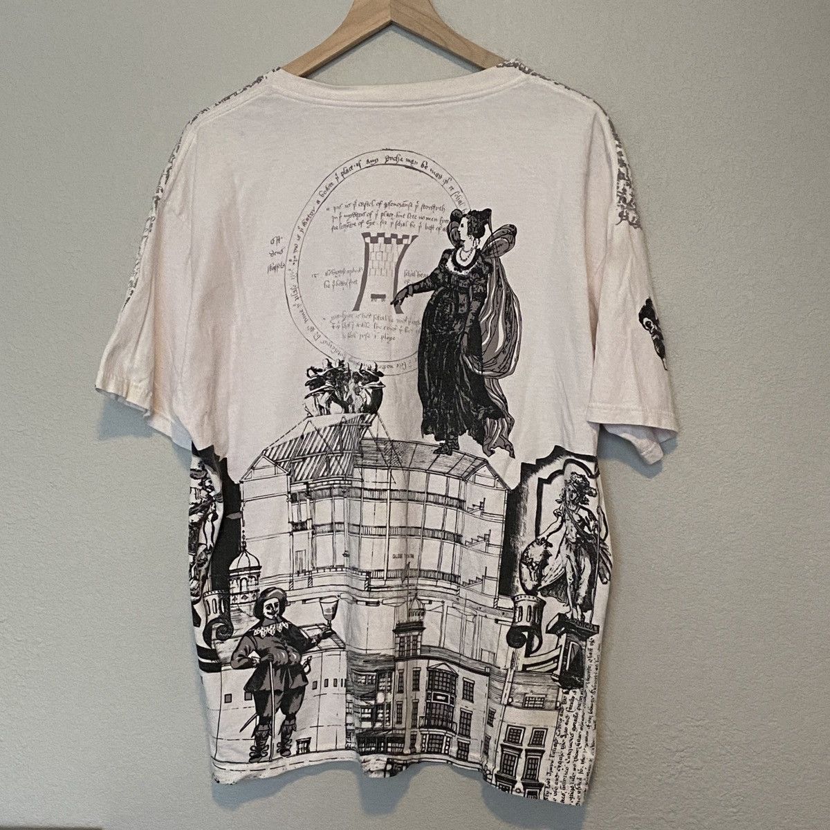 Vintage Vintage Shakespeare All Over Print Shirt Size US XL / EU 56 / 4 - 2 Thumbnail