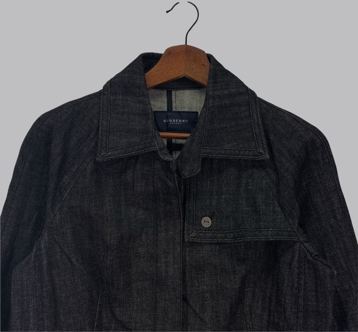 Burberry Vintage Burberry London Denim Coat Size US S / EU 44-46 / 1 - 3 Thumbnail
