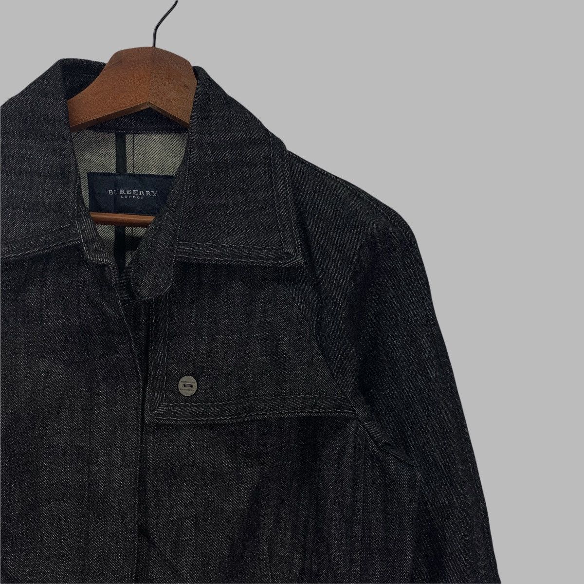 Burberry Vintage Burberry London Denim Coat Size US S / EU 44-46 / 1 - 4 Thumbnail