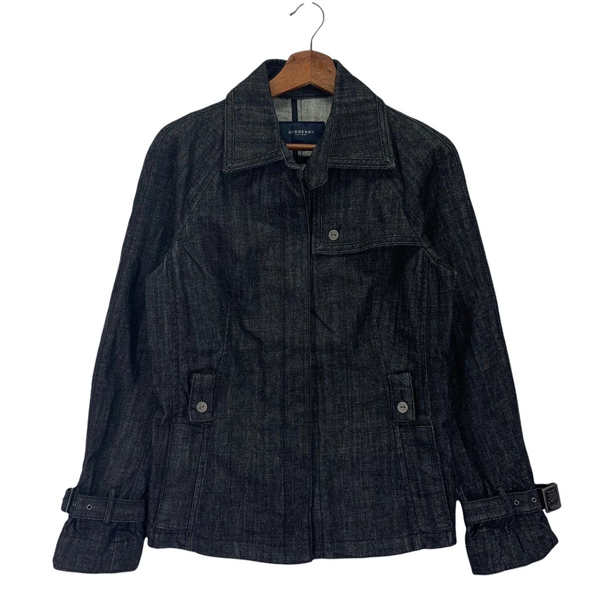 Burberry Vintage Burberry London Denim Coat Size US S / EU 44-46 / 1 - 1 Thumbnail