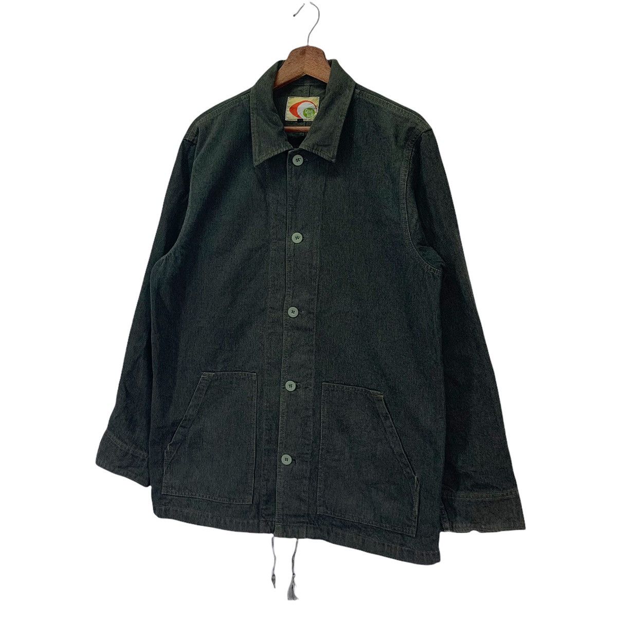 Japanese Brand × Vintage Vintage Green Room Japanese Brand Denim Sweater Size US L / EU 52-54 / 3 - 2 Thumbnail