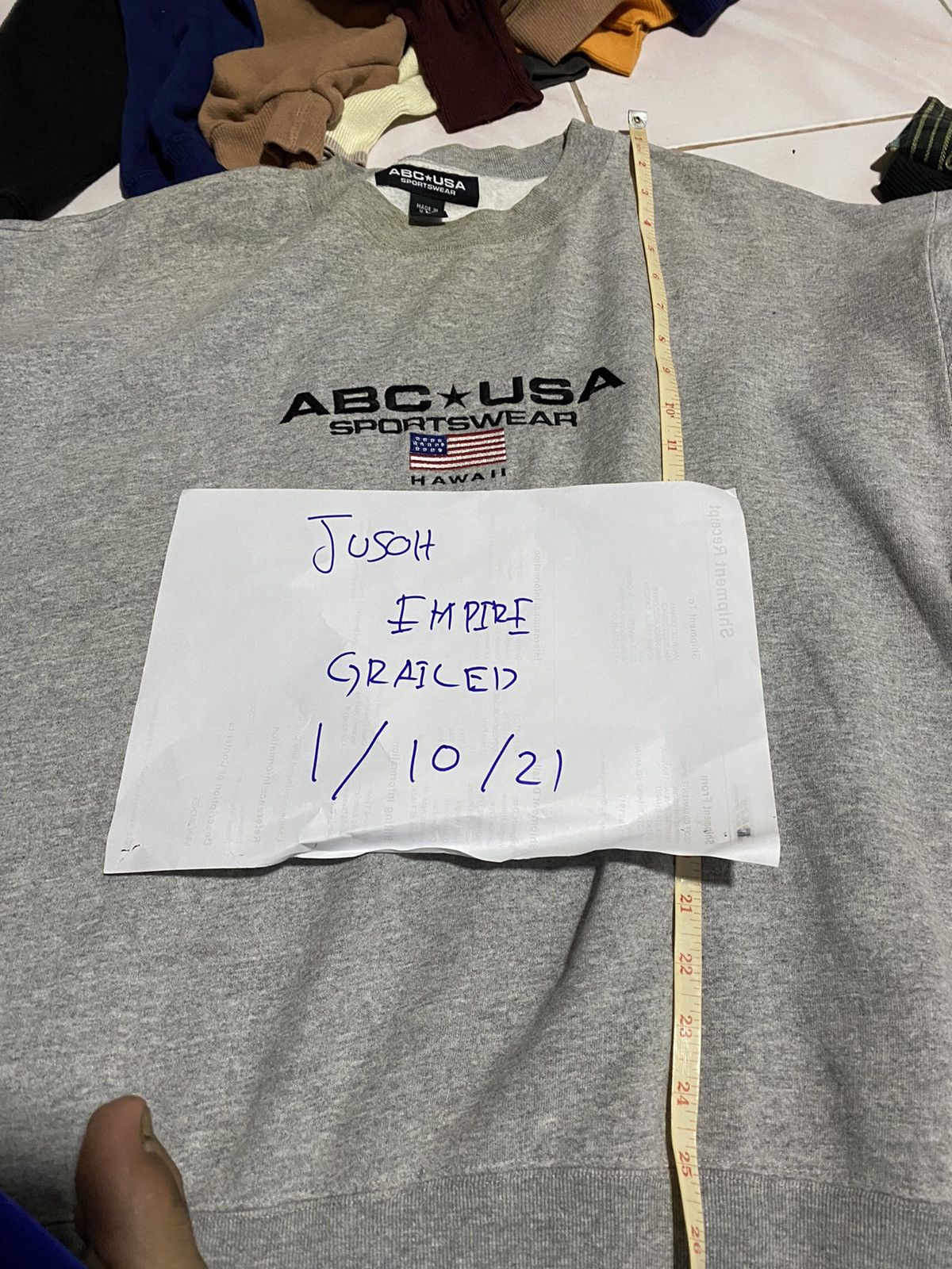 Vintage 🔥DHL SHIPPING🔥ABC USA SPORTSWEAR HAWAII VINTAGE SWEATSHIRT Size US L / EU 52-54 / 3 - 7 Thumbnail