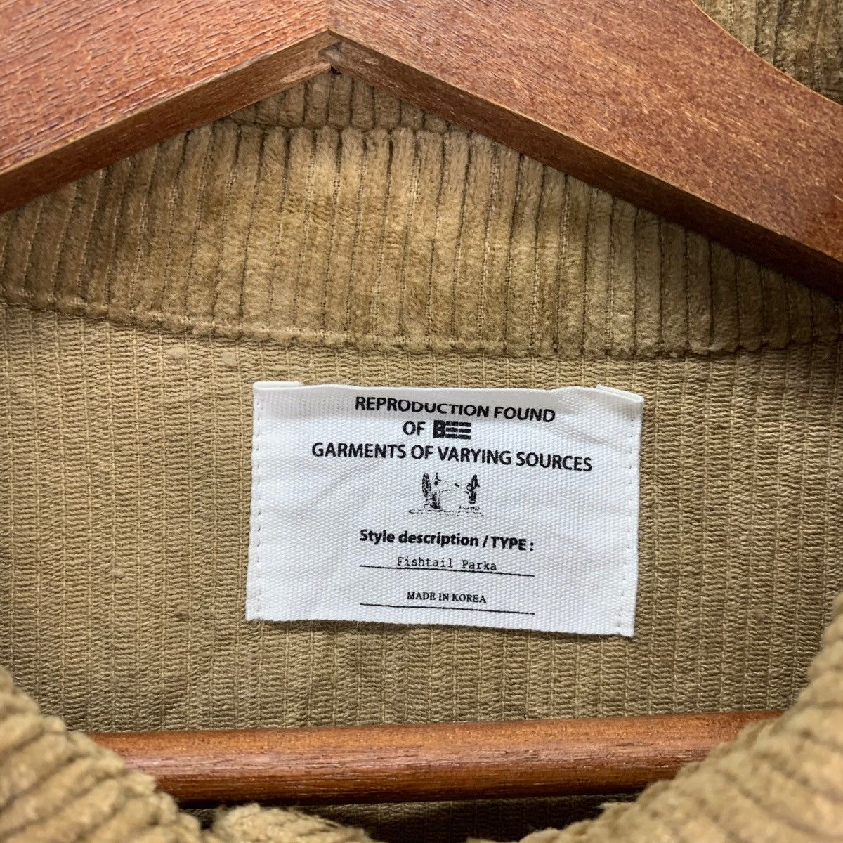 Maison Kitsune Vintage Maison Kitsune Paris Corduroy Jacket Size US XL / EU 56 / 4 - 7 Thumbnail