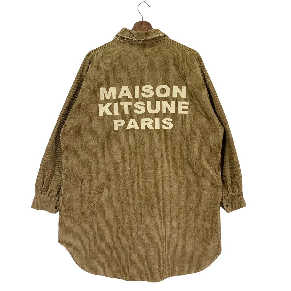 Maison Kitsune Vintage Maison Kitsune Paris Corduroy Jacket Size US XL / EU 56 / 4 - 1 Thumbnail