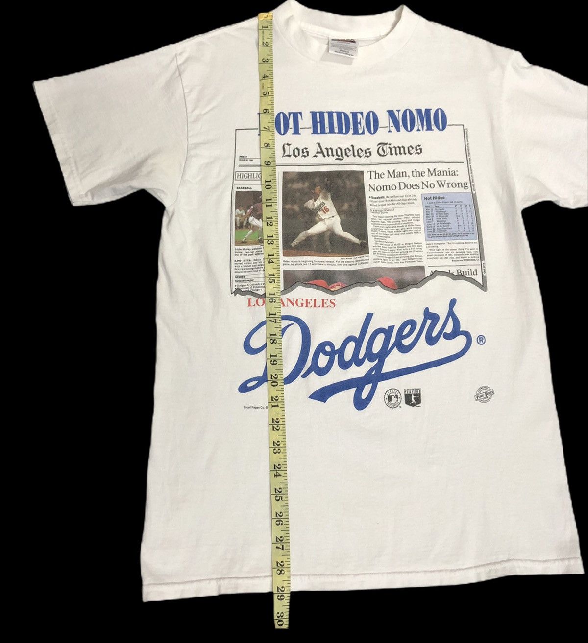 MLB LA Dodgers Hideo Nomo T-Shirt Vintage 1995 Size US M / EU 48-50 / 2 - 8 Thumbnail