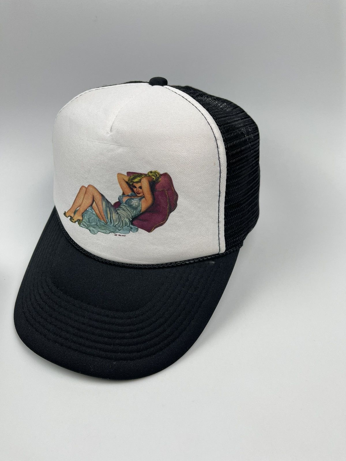 Japanese Brand Vintage Marilyn Manroe trucker hat by otto Size ONE SIZE - 3 Thumbnail