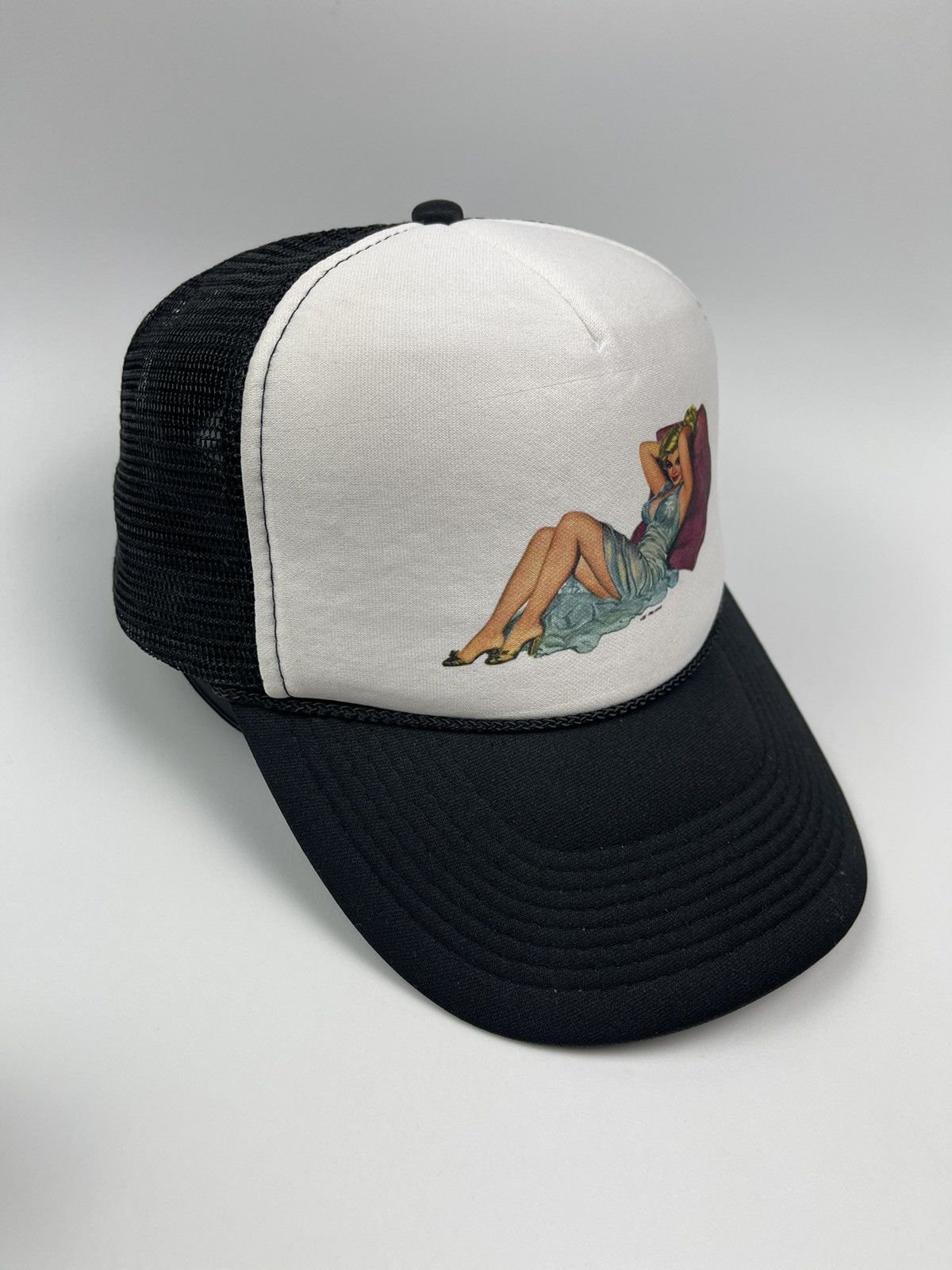 Japanese Brand Vintage Marilyn Manroe trucker hat by otto Size ONE SIZE - 2 Thumbnail