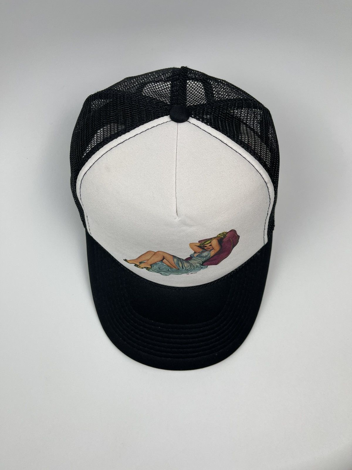Japanese Brand Vintage Marilyn Manroe trucker hat by otto Size ONE SIZE - 8 Thumbnail
