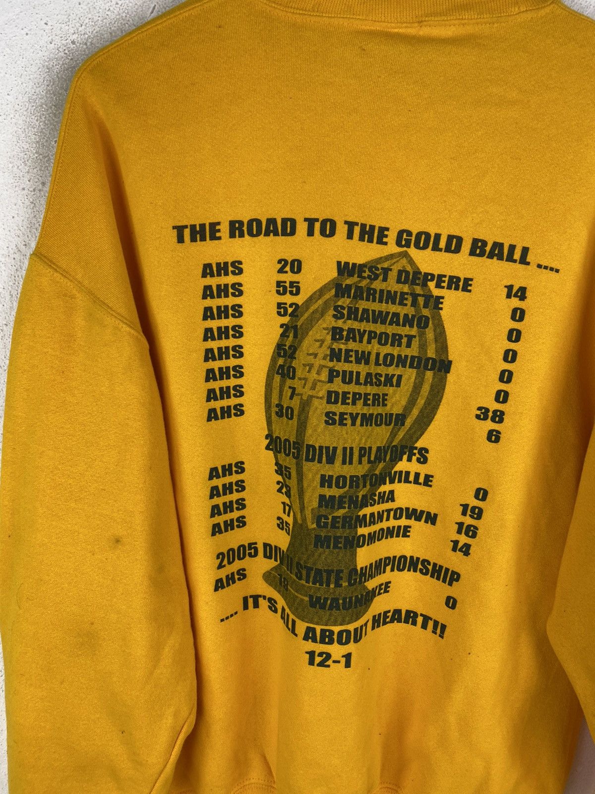 NFL 🔥DHL SHIPPING🔥VINTAGE ASHWAUBENON JAGUAR STATE CHAMPS Size US L / EU 52-54 / 3 - 6 Thumbnail