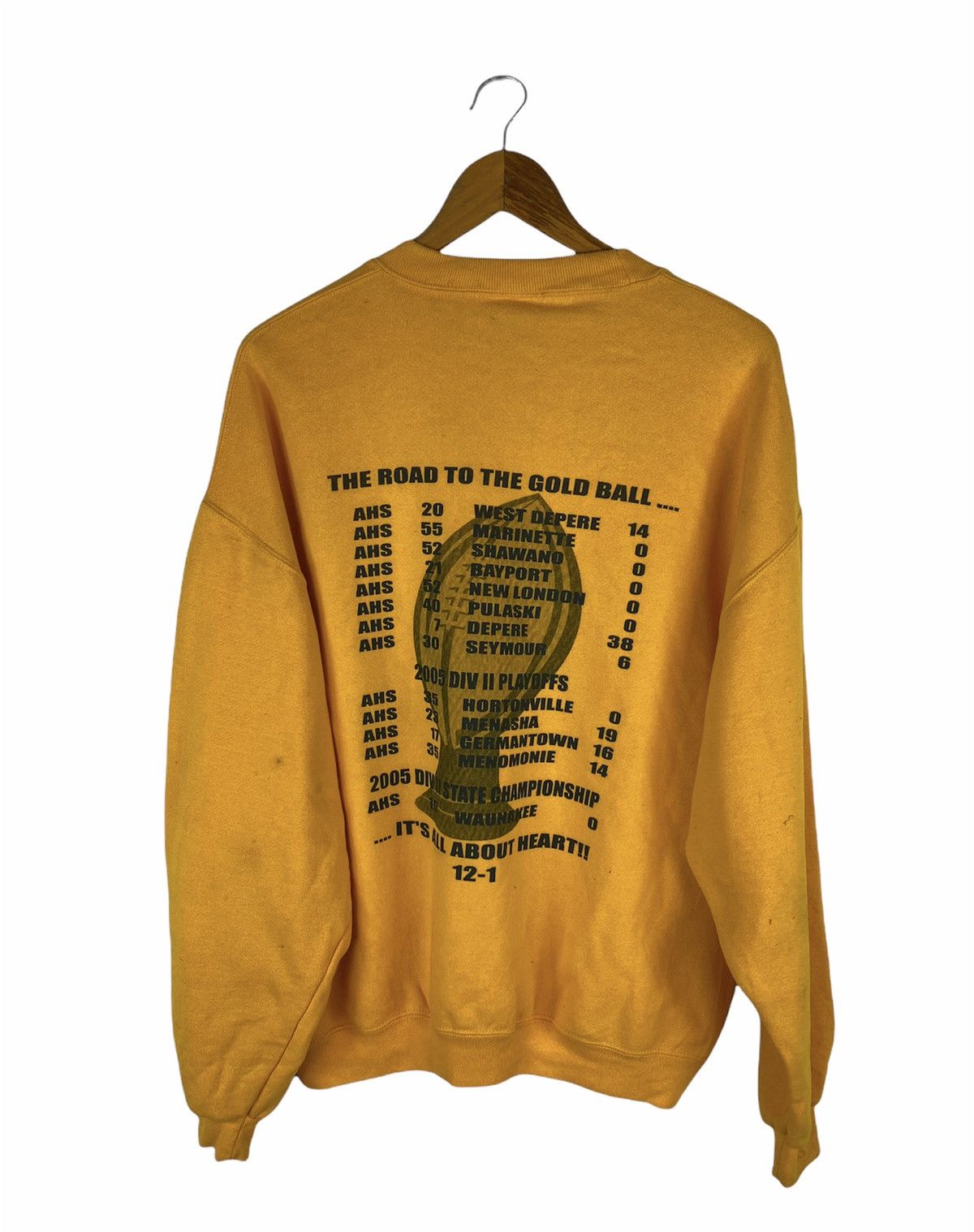 NFL 🔥DHL SHIPPING🔥VINTAGE ASHWAUBENON JAGUAR STATE CHAMPS Size US L / EU 52-54 / 3 - 2 Thumbnail