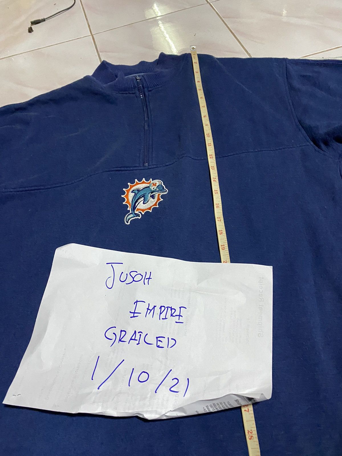 Logo Athletic × NFL × Vintage VINTAGE MIAMI DOLPHINS TEAM NFL BY LOGO ATHLETIC PULLOVER Size US XL / EU 56 / 4 - 8 Thumbnail