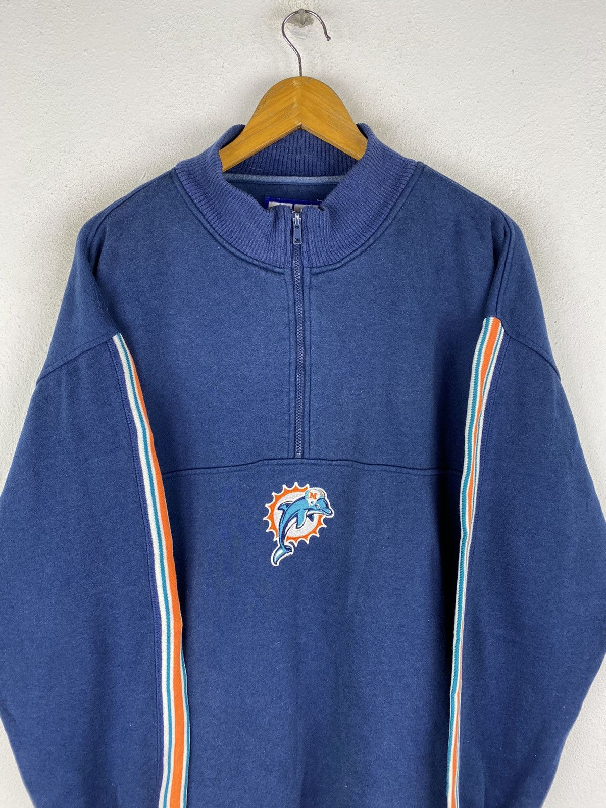 Logo Athletic × NFL × Vintage VINTAGE MIAMI DOLPHINS TEAM NFL BY LOGO ATHLETIC PULLOVER Size US XL / EU 56 / 4 - 5 Thumbnail