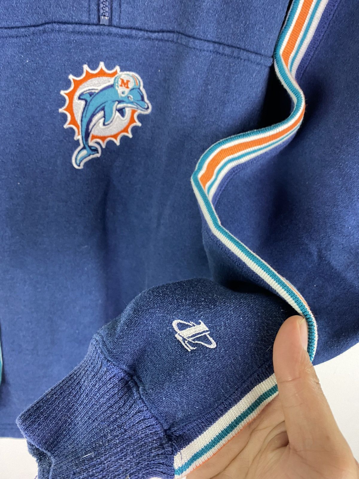 Logo Athletic × NFL × Vintage VINTAGE MIAMI DOLPHINS TEAM NFL BY LOGO ATHLETIC PULLOVER Size US XL / EU 56 / 4 - 6 Thumbnail