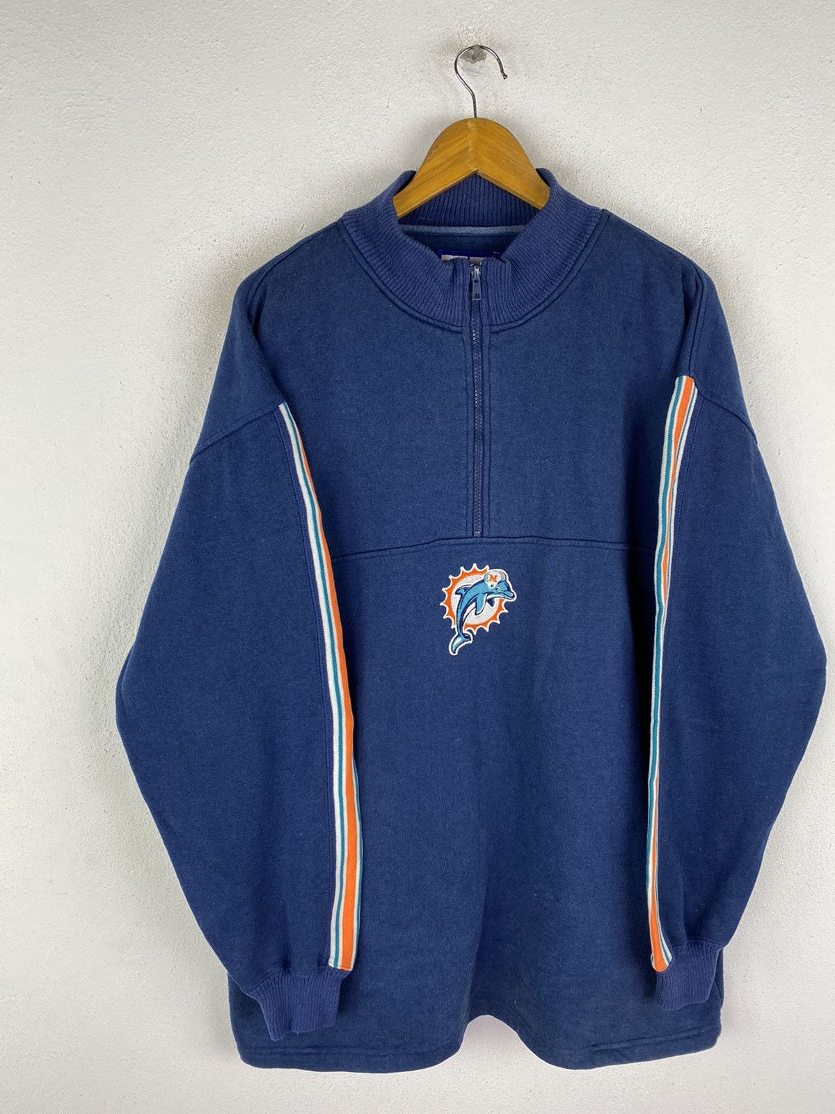 Logo Athletic × NFL × Vintage VINTAGE MIAMI DOLPHINS TEAM NFL BY LOGO ATHLETIC PULLOVER Size US XL / EU 56 / 4 - 4 Thumbnail