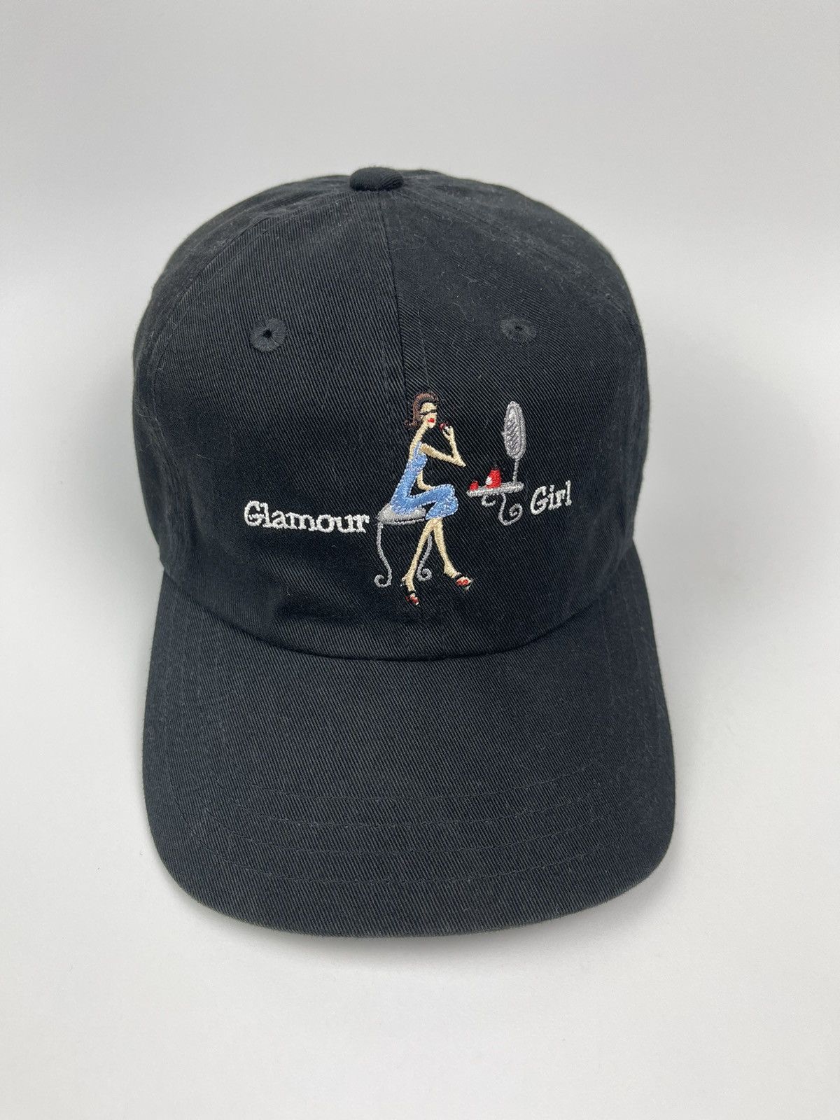 Japanese Brand Glamour Girl Black Hat Cap Size ONE SIZE - 1 Thumbnail
