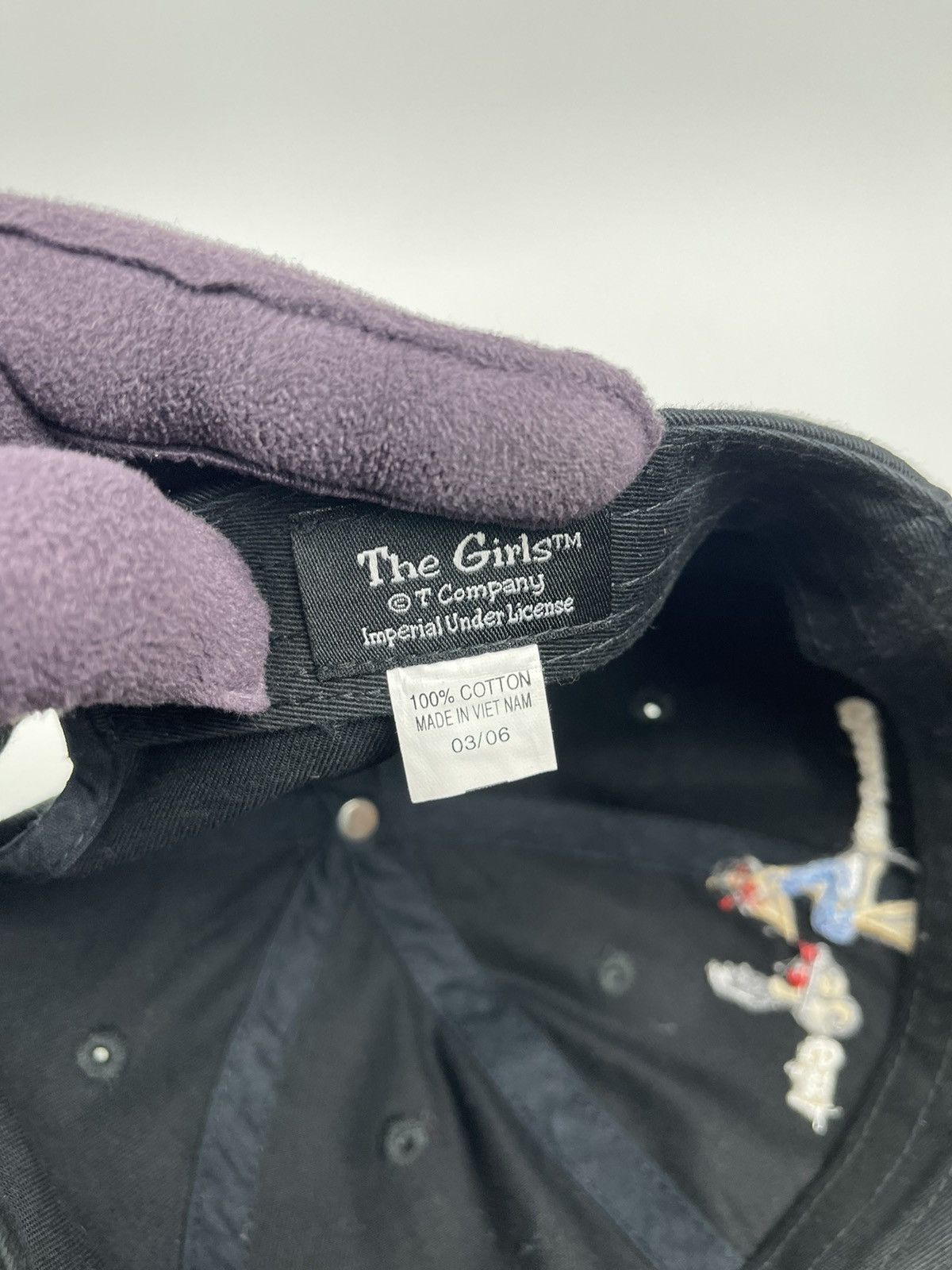 Japanese Brand Glamour Girl Black Hat Cap Size ONE SIZE - 12 Thumbnail