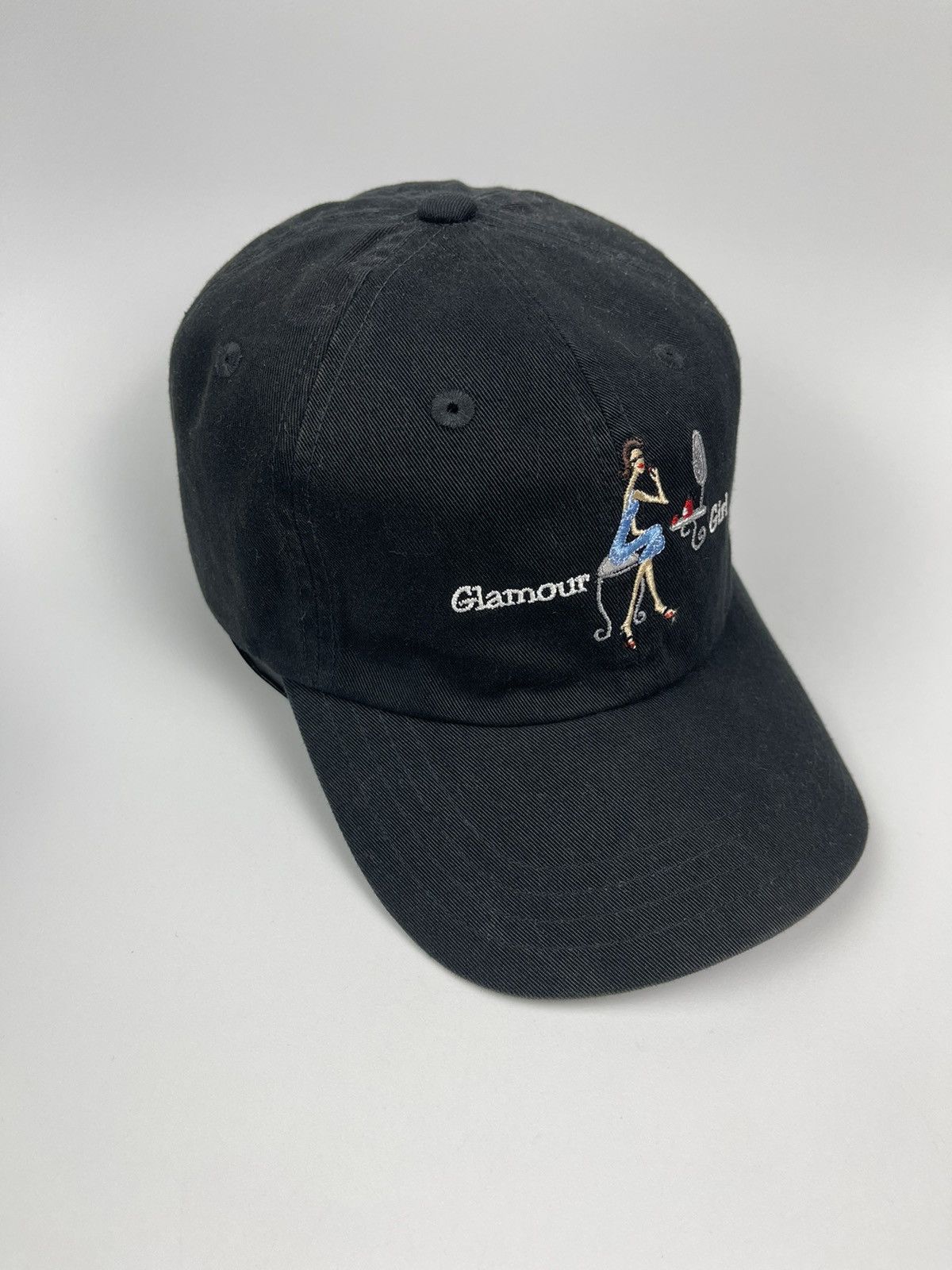 Japanese Brand Glamour Girl Black Hat Cap Size ONE SIZE - 2 Thumbnail