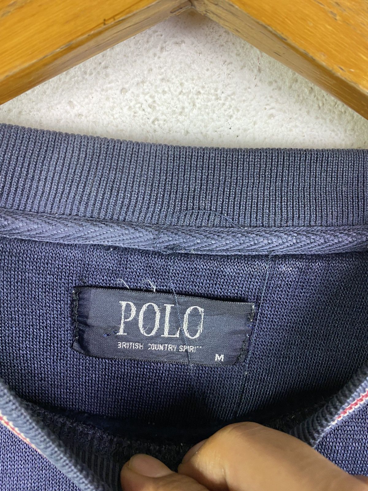 Vintage 🔥DHL SHIPPING🔥BRITISH COUNTRY SPIRIT POLO SWEATSHIRT Size US M / EU 48-50 / 2 - 6 Thumbnail