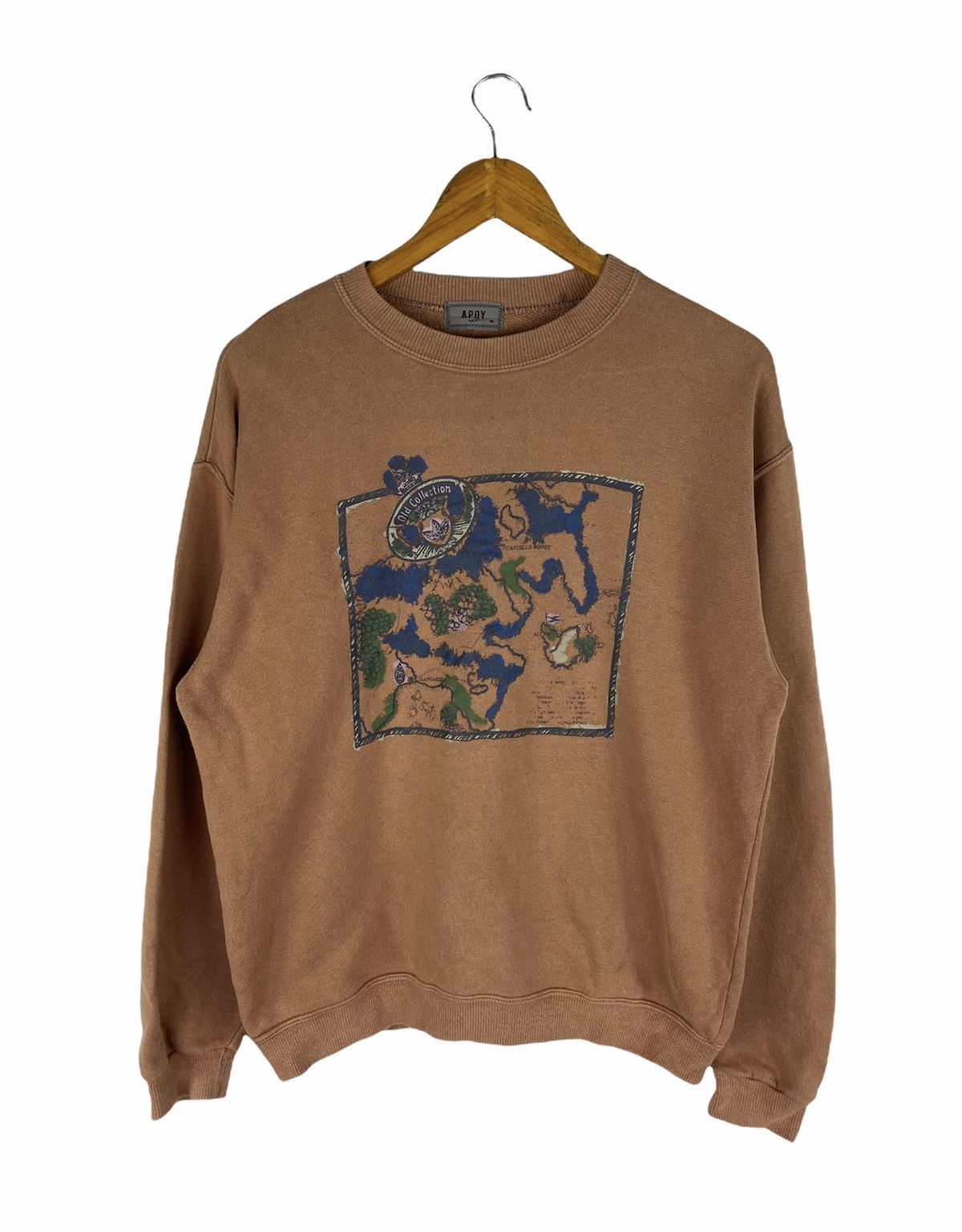 Japanese Brand × Vintage 🔥DHL SHIPPING🔥APOY MEN OLD COLLECTION SWEATSHIRT MADE JAPAN Size US M / EU 48-50 / 2 - 1 Thumbnail