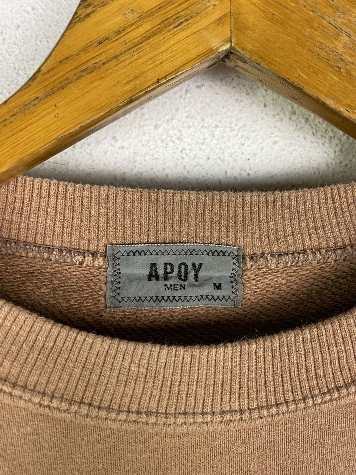 Japanese Brand × Vintage 🔥DHL SHIPPING🔥APOY MEN OLD COLLECTION SWEATSHIRT MADE JAPAN Size US M / EU 48-50 / 2 - 6 Thumbnail