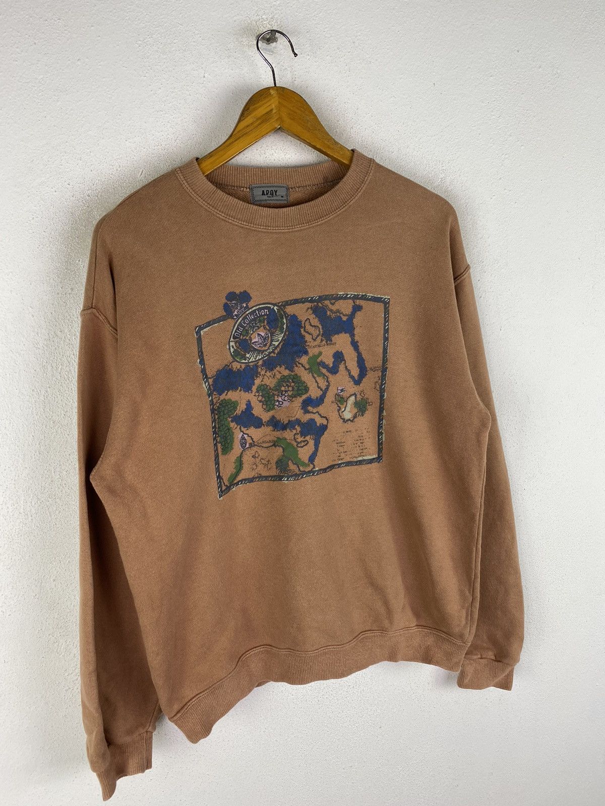 Japanese Brand × Vintage 🔥DHL SHIPPING🔥APOY MEN OLD COLLECTION SWEATSHIRT MADE JAPAN Size US M / EU 48-50 / 2 - 3 Thumbnail