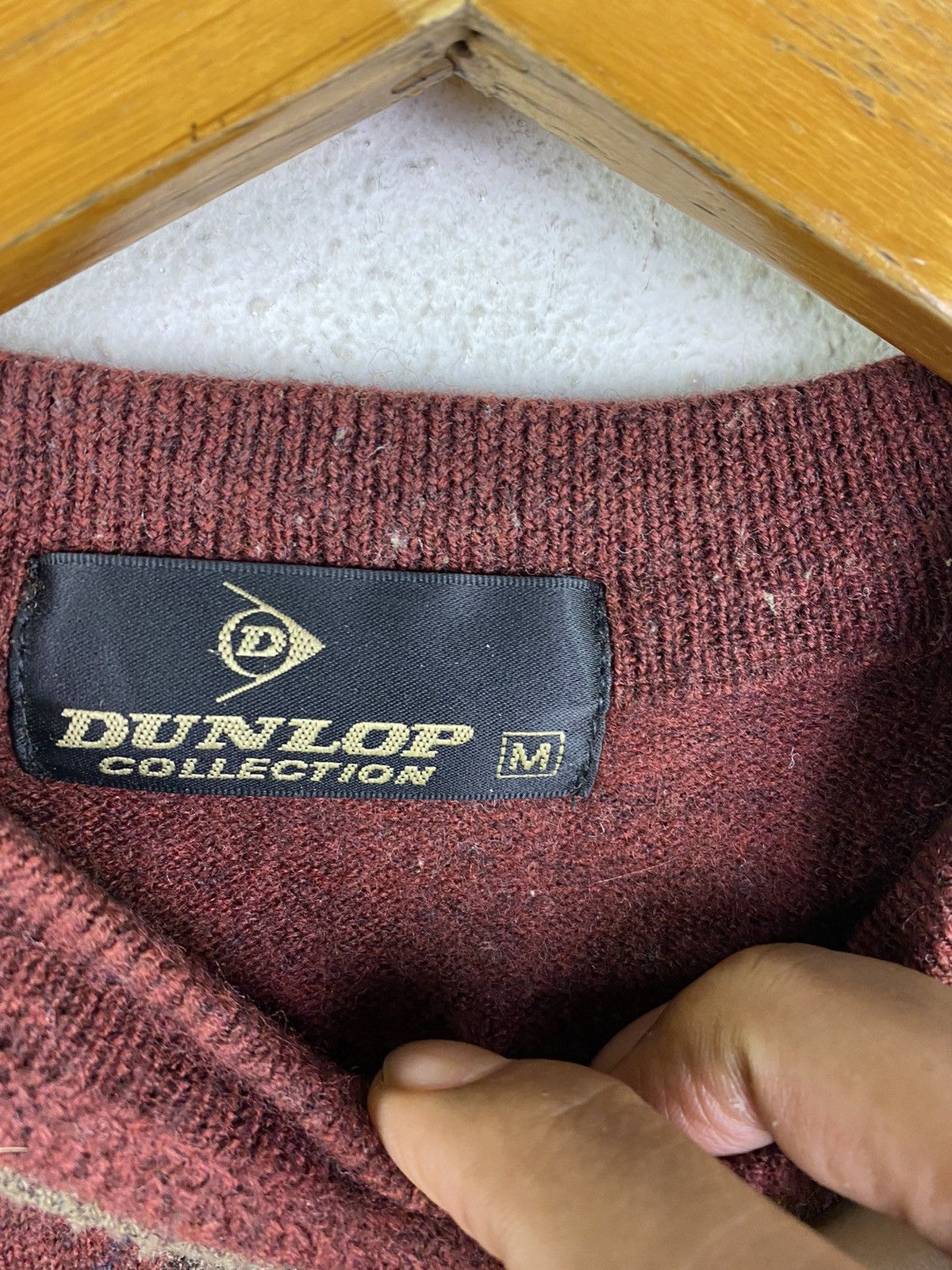 Japanese Brand × Vintage 🔥DHL SHIPPING🔥DUNLOP KNITED SWEATSHIRT Size US M / EU 48-50 / 2 - 6 Thumbnail