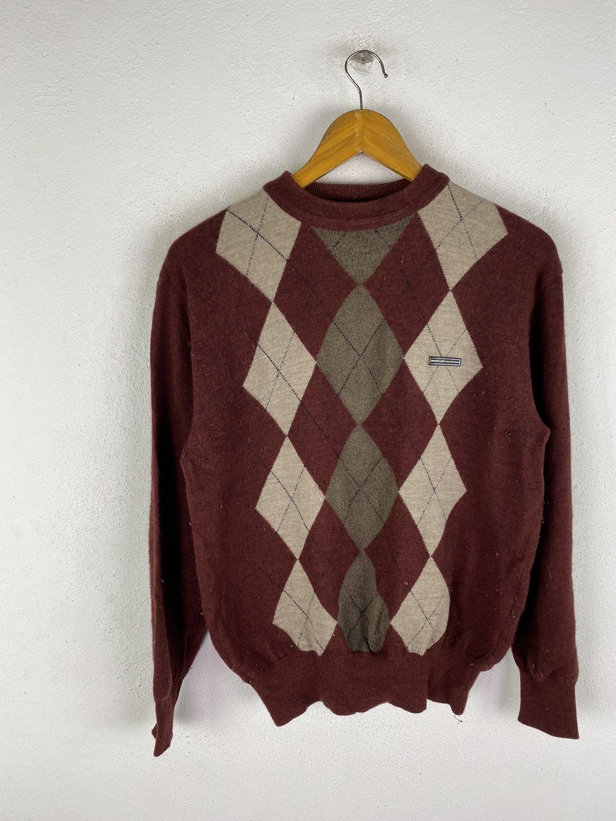 Japanese Brand × Vintage 🔥DHL SHIPPING🔥DUNLOP KNITED SWEATSHIRT Size US M / EU 48-50 / 2 - 4 Thumbnail