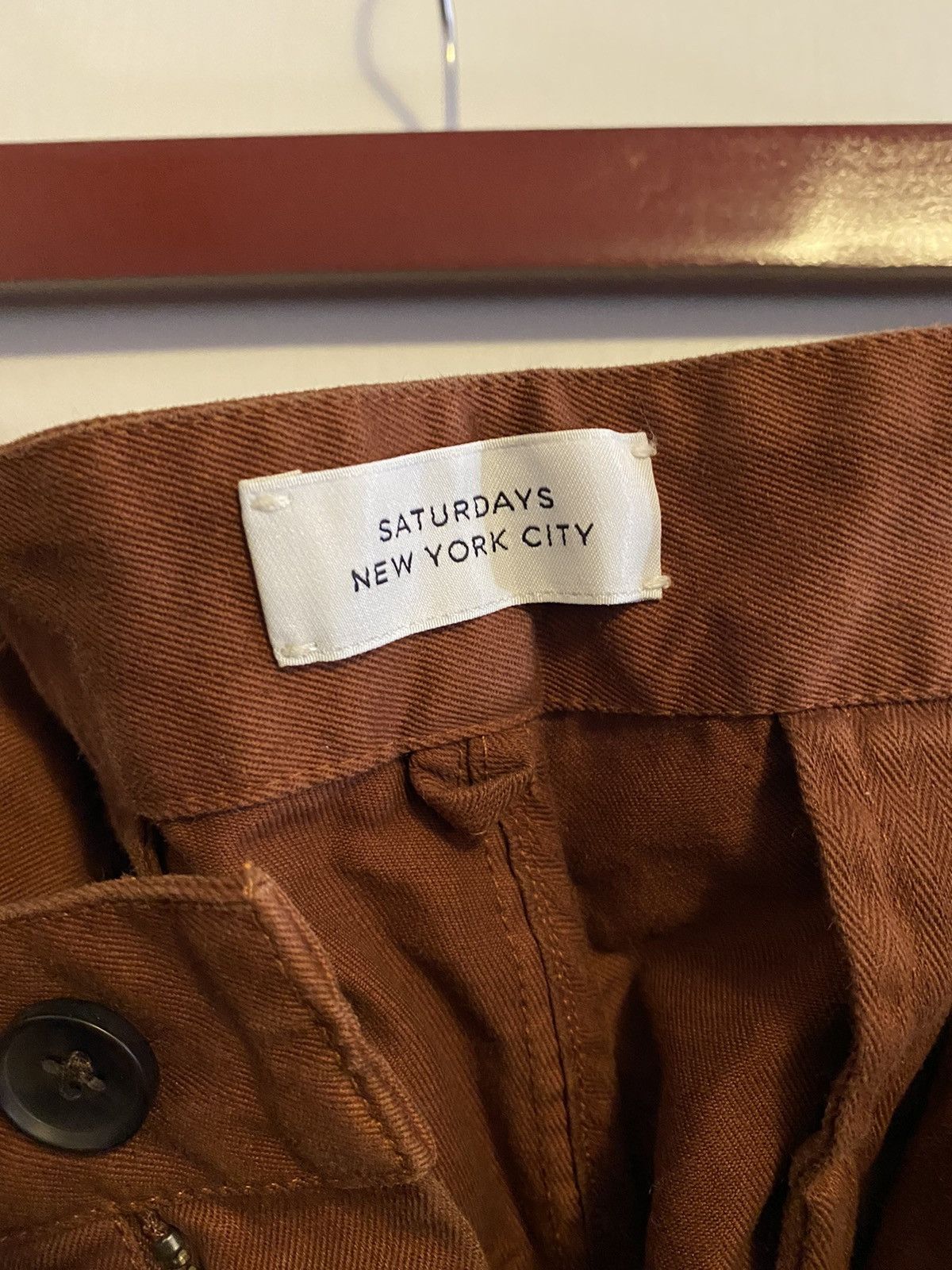 Saturdays NYC Saturdays NYC John Chino Pants - Cinnamon Size US 36 / EU 52 - 2 Thumbnail